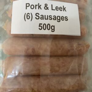 English Pork and Leek Sausages (FB 6)