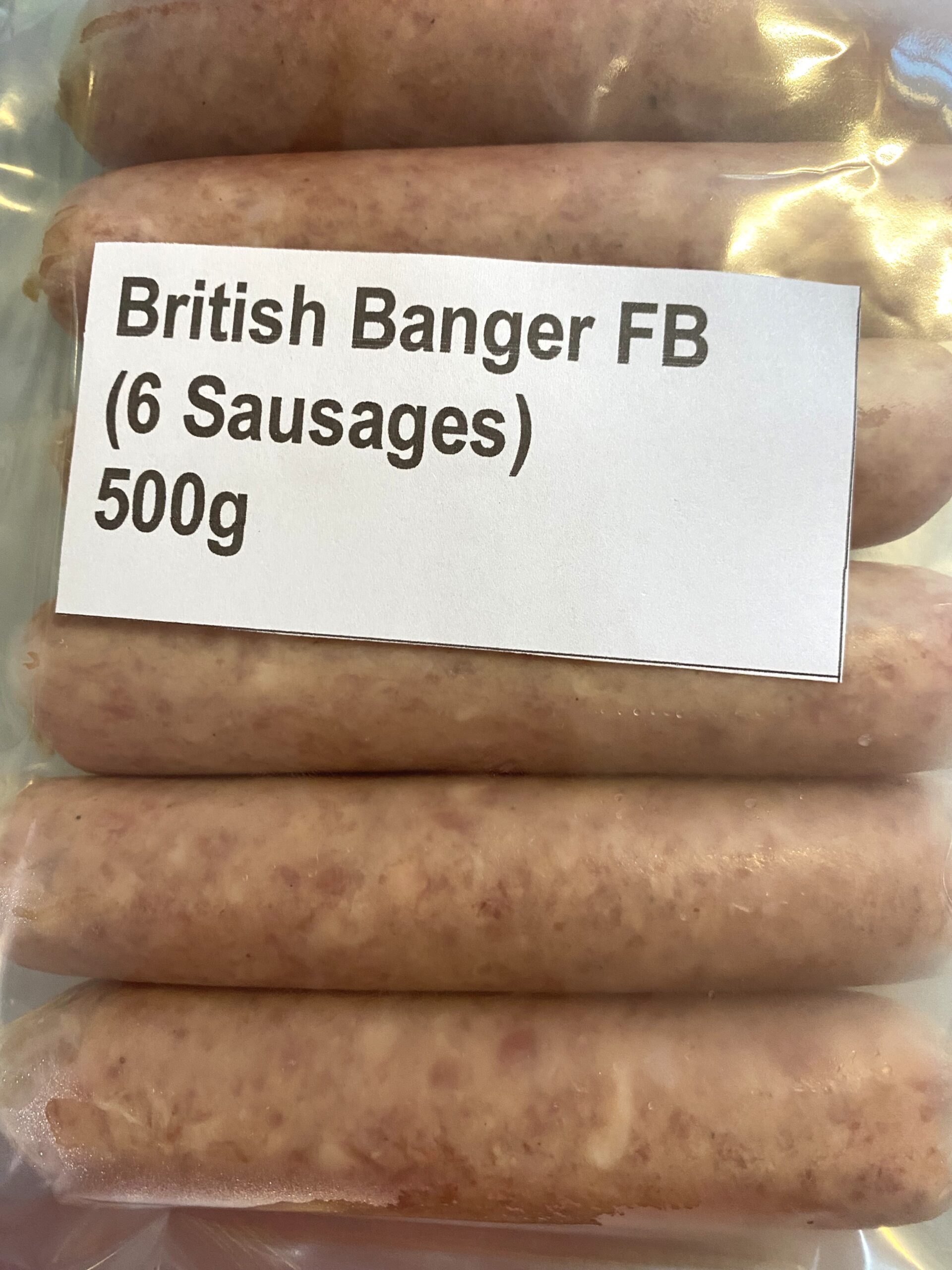 Britiah Banger Front