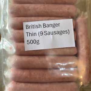 The Thin Great British Banger (500g) Pork
