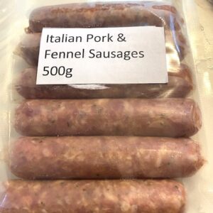 Pork & Fennel Sausages 500g