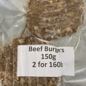 150g Beef Burgers x 2