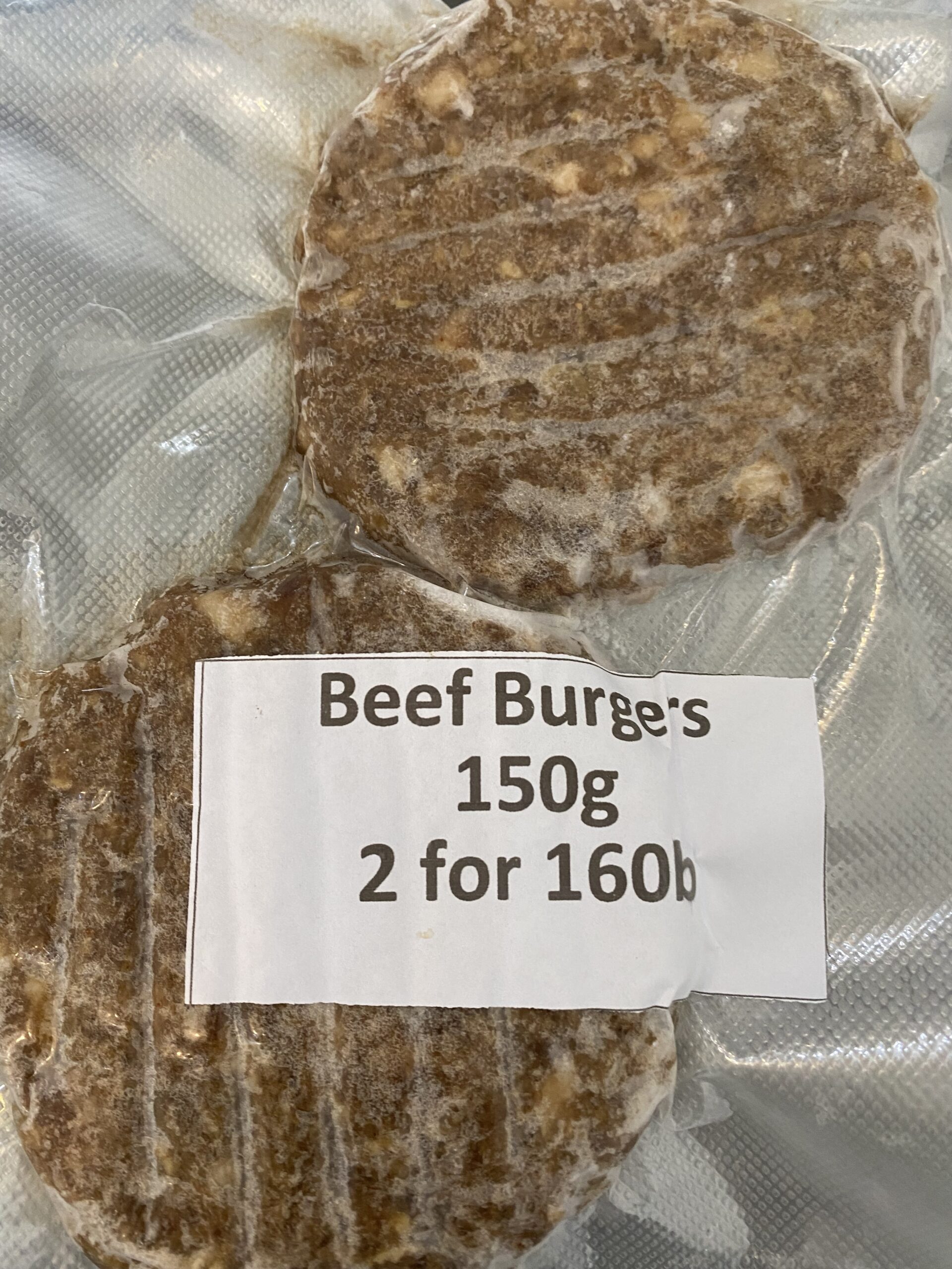 Beef Burger 150g