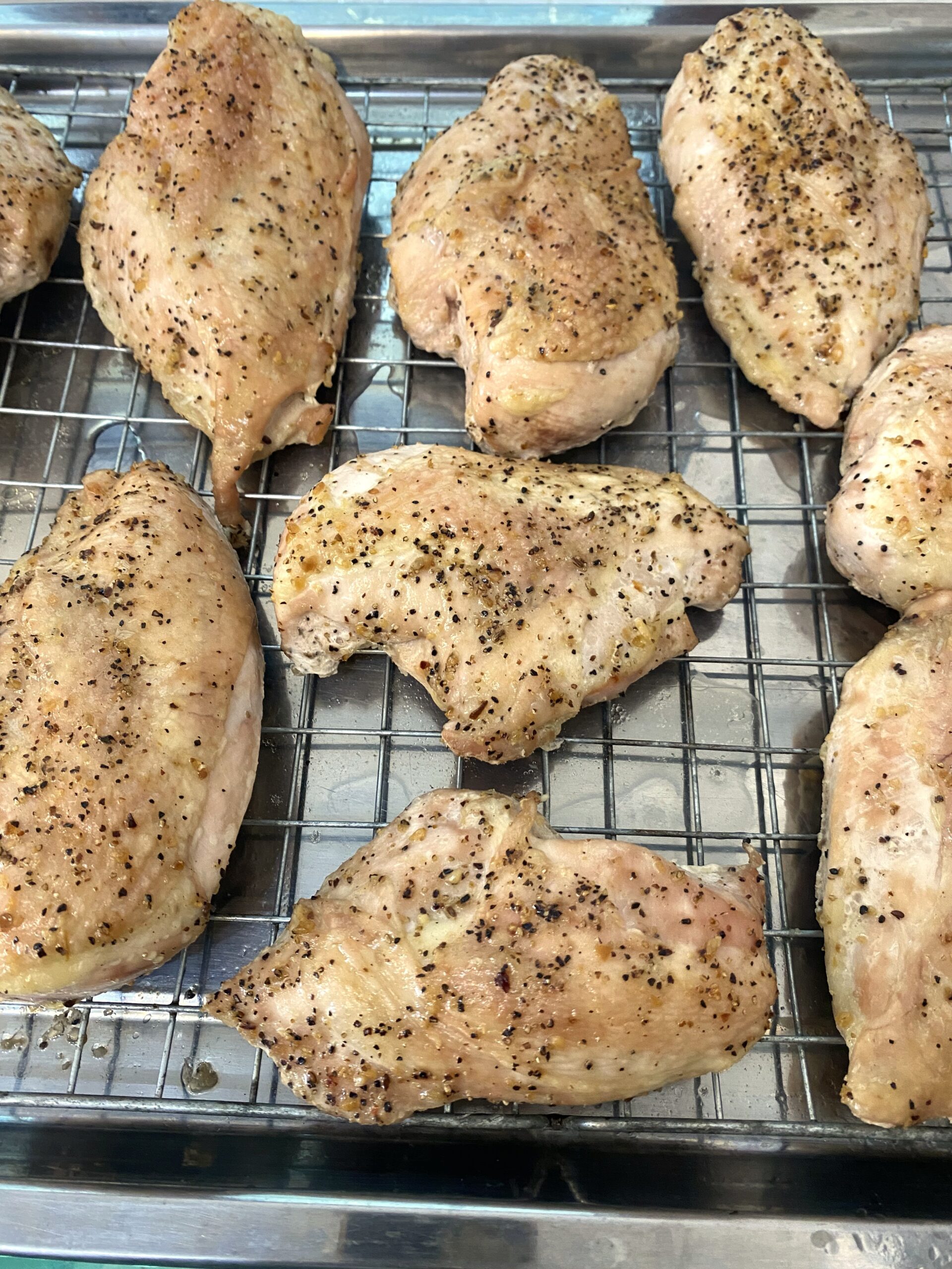 Cooked chicken breast