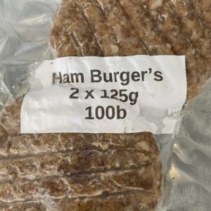 Hamburger (Pork & Beef) 125g x 2