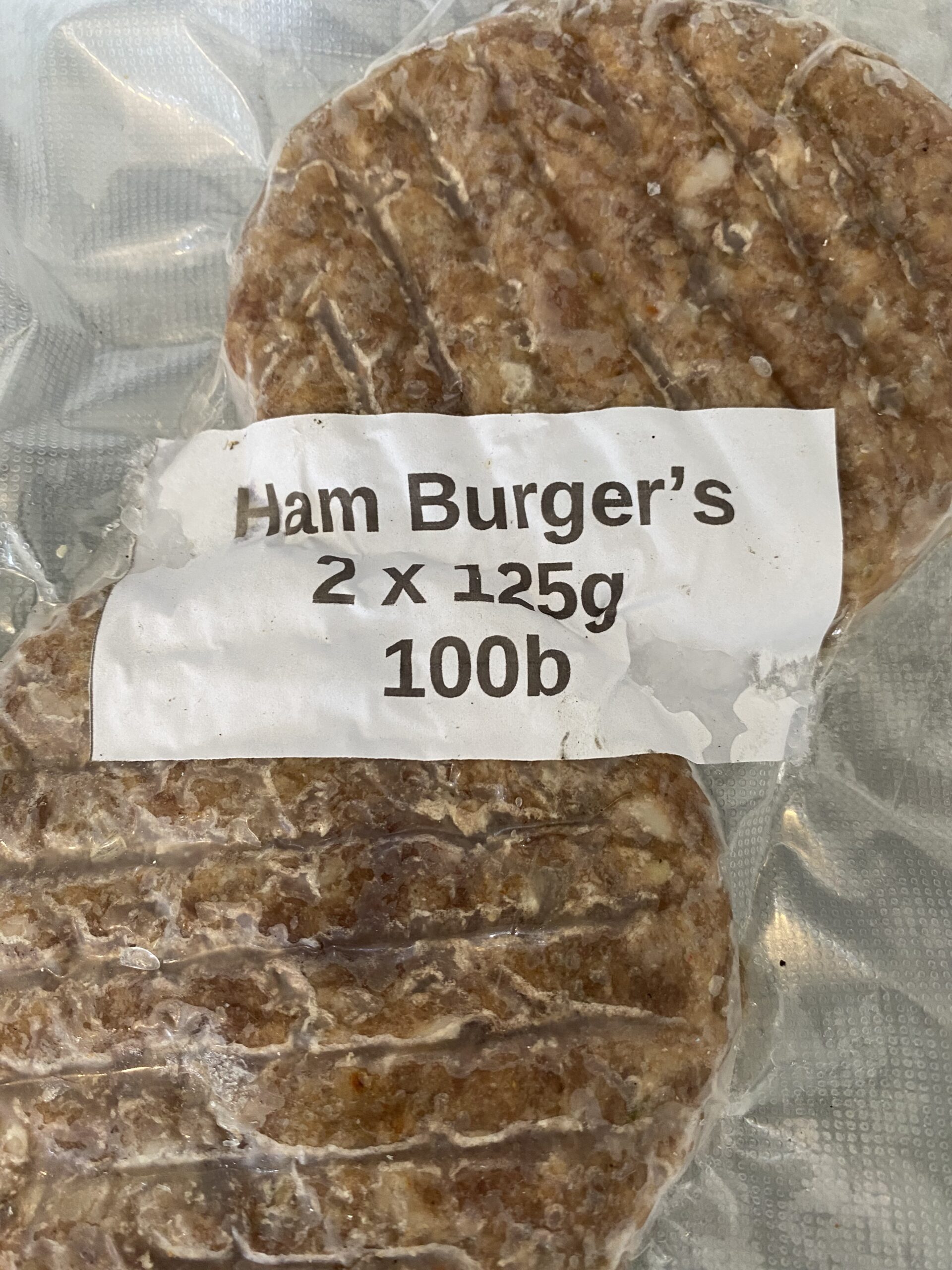 Ham Burger 125g