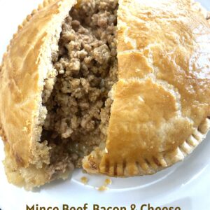 Mince Beef Bacon & Cheese Pie