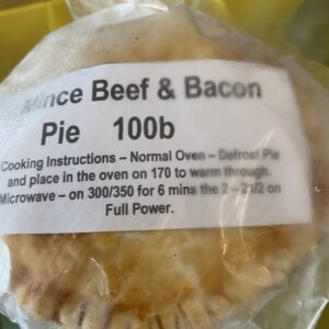 Mince Beef & Bacon Pies
