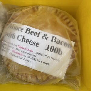 Mince Beef Bacon & Cheese Pie
