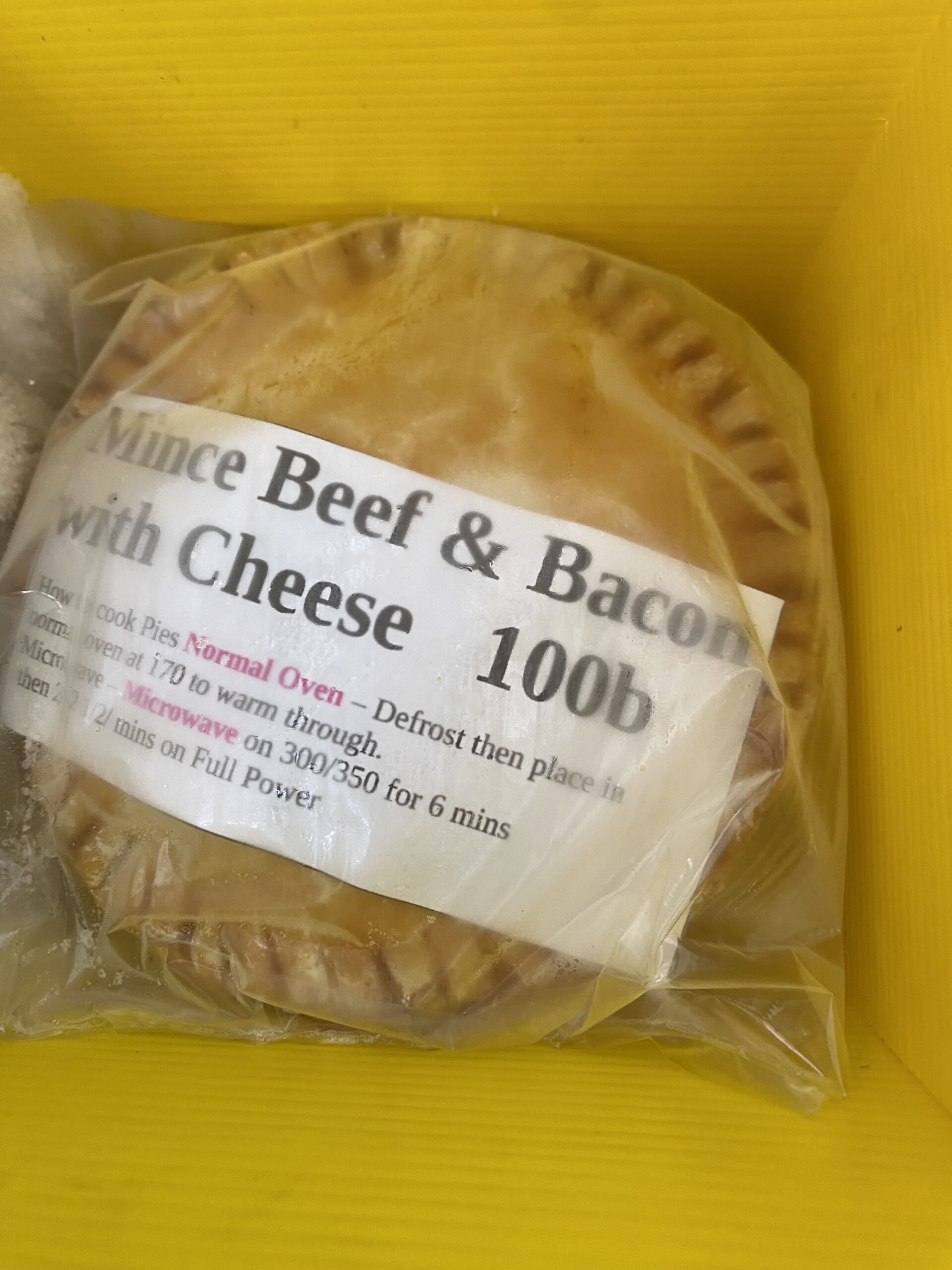 Mince Beef Bacon & Cheese