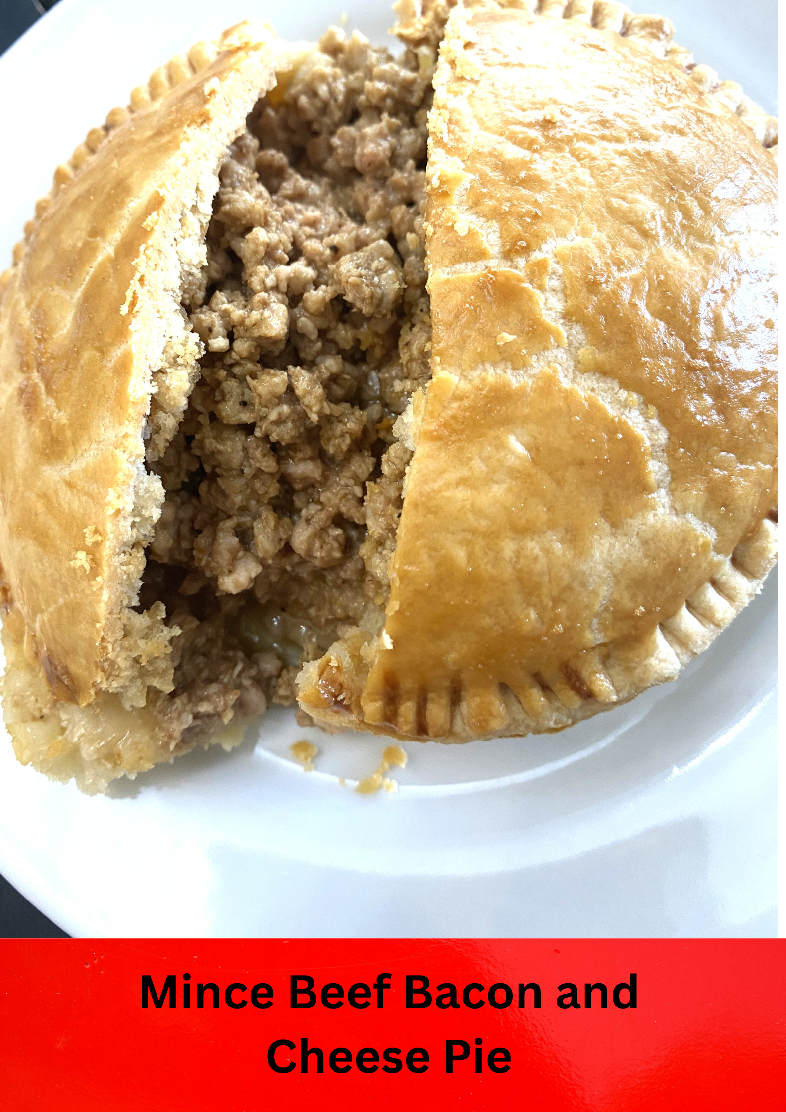 Mince Beef Bacon and Cheese Pie