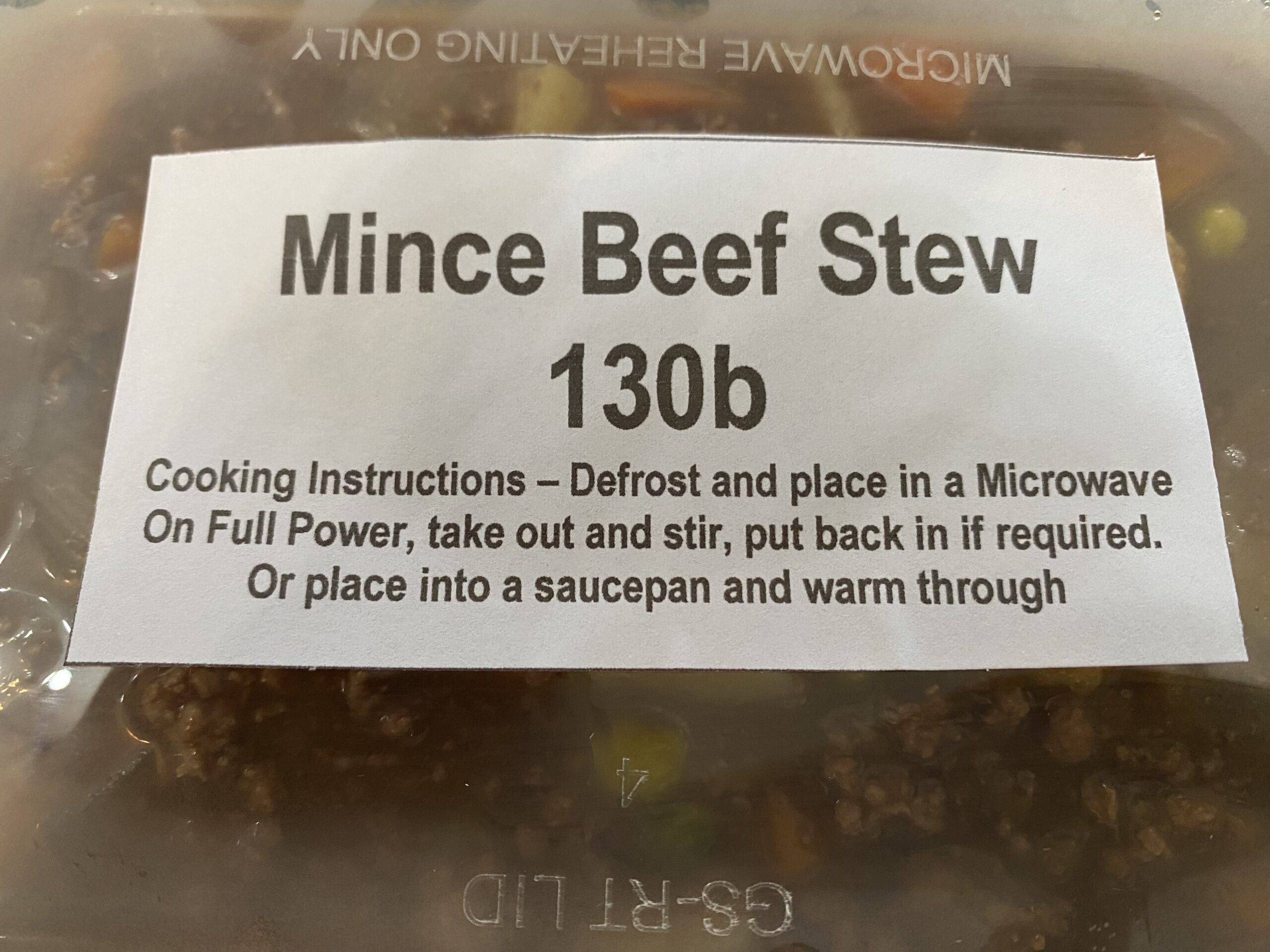 Mince Beef stew 1