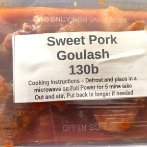 Sweet Pork Goulash (Homemade)